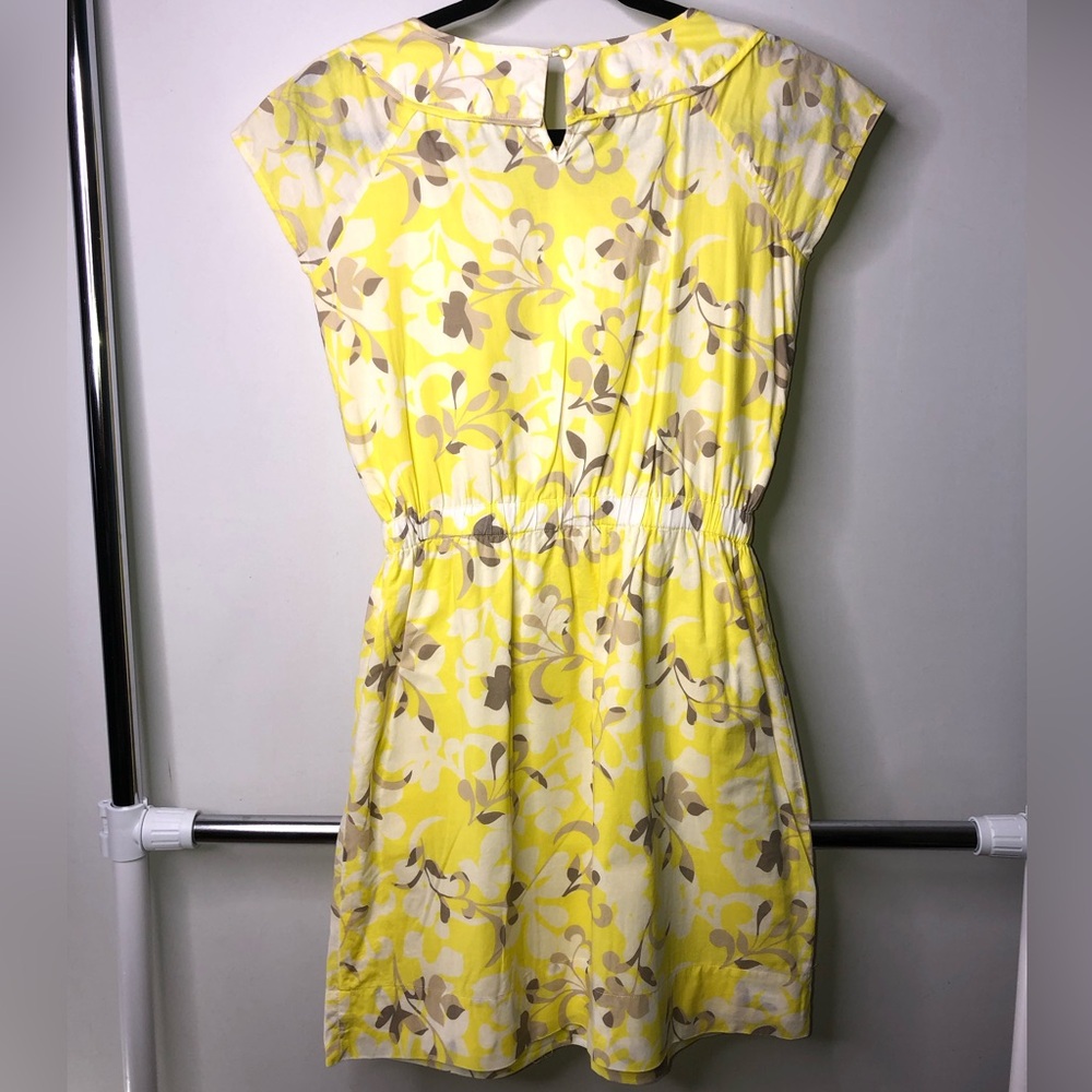 Old Navy Yellow Floral Ruffle Mini XS Dress - Picture 3 of 16